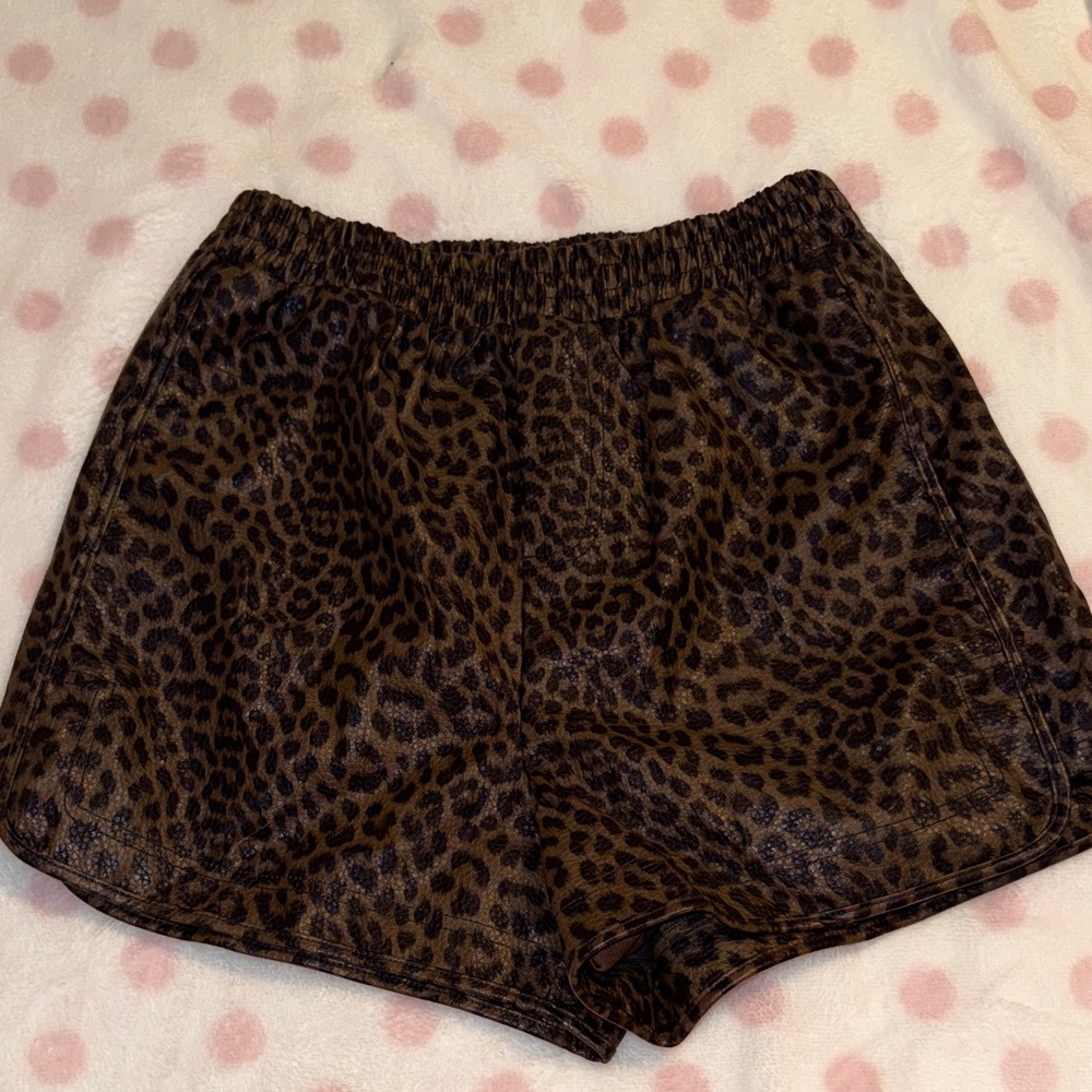 Leopard Print Shorts